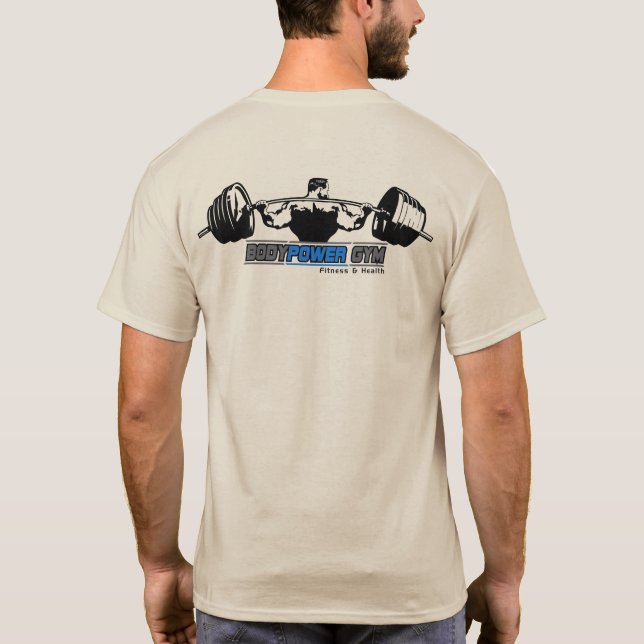 Body Power GYM Fitness & Health T-Shirt (Back)