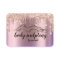 Body Sclupting Beauty Logo Glitter Drips Eggplant
