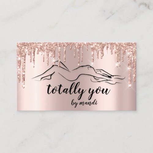 Body Sclupting Beauty Logo Totally You Business Card