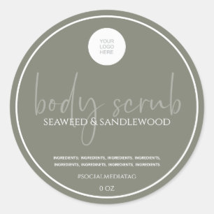Body Scrub Label