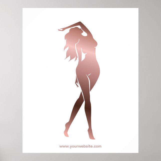 Body sculpting body contouring shaping spa fitness poster (Front)