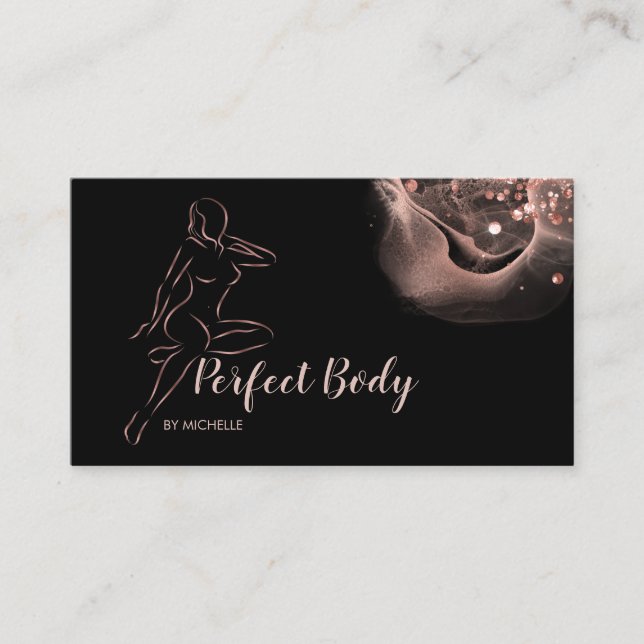 Body Sculpting  Contouring  Waist Trainer Business Card (Front)