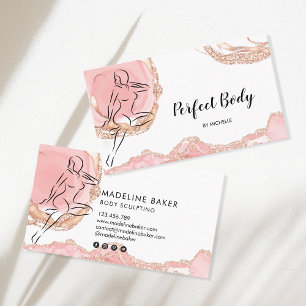 Body Sculpting  Contouring  Waist Trainer Business Card