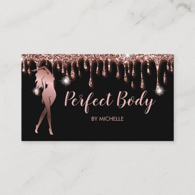 Body Sculpting Fitness Linergie Waist Trainer Busi Business Card (Front)