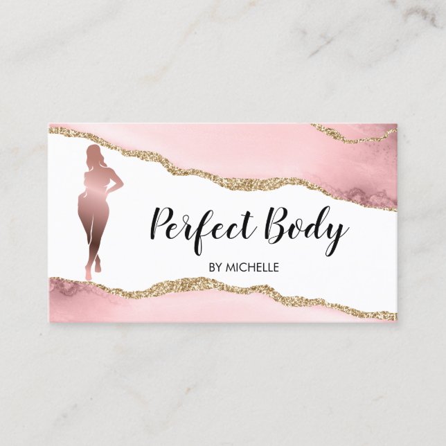 Body Sculpting Fitness Linergie Waist Trainer Busi Business Card (Front)