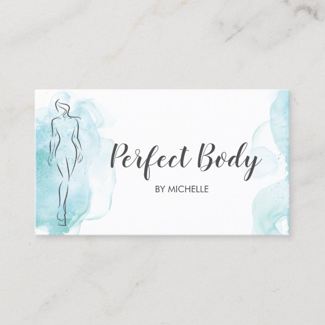Body Sculpting Fitness Linergie Waist Trainer Busi Business Card (Front)