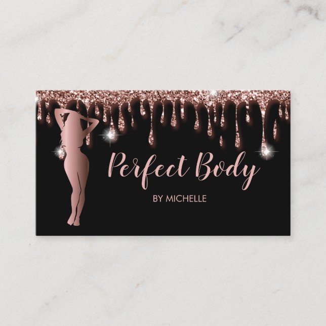 Body Sculpting Fitness Linergie Waist Trainer Busi Business Card (Front)