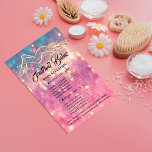 Body Sculpting Logo Rose Pink Price List  Flyer<br><div class="desc">florenceK luxury beauty salon collection</div>