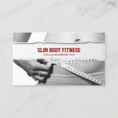 Body Sculpting Slim Body Fitness Business Card (Front)