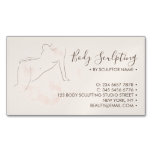 Body sculpting Treatment Care Business Card Magnet