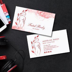 Body Sculpting Wellness Cosmetics Beauty Spa Busin Business Card