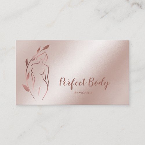 Body Sculpting Wellness Cosmetics Beauty Spa Busin Business Card