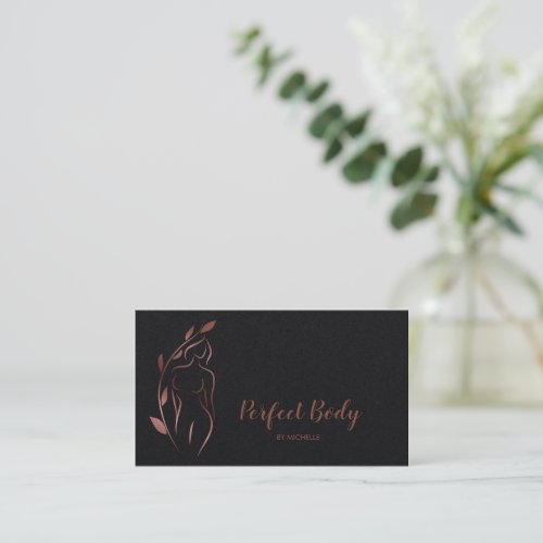 Body Sculpting Wellness Cosmetics Beauty Spa Busin Business Card