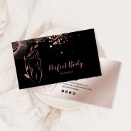 Body Sculpting Wellness Cosmetics Beauty Spa Business Card at Zazzle