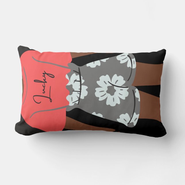 body shape style  lumbar pillow (Front)