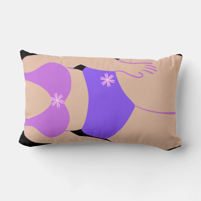 body shape style  lumbar pillow (Back)