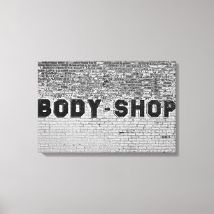 Body Shop Canvas Print