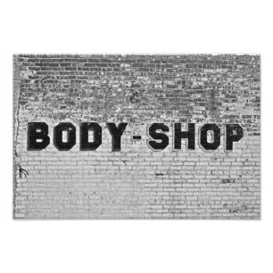 Body Shop Photo Print