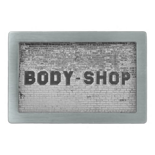 Body Shop Rectangular Belt Buckle