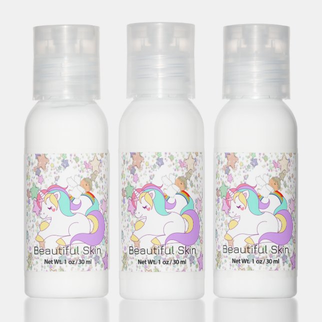  Body & Skin Lotion Travel Bottle Set Unicorn  (Set)