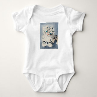 Body Snow Leopard for a baby Bodysuit