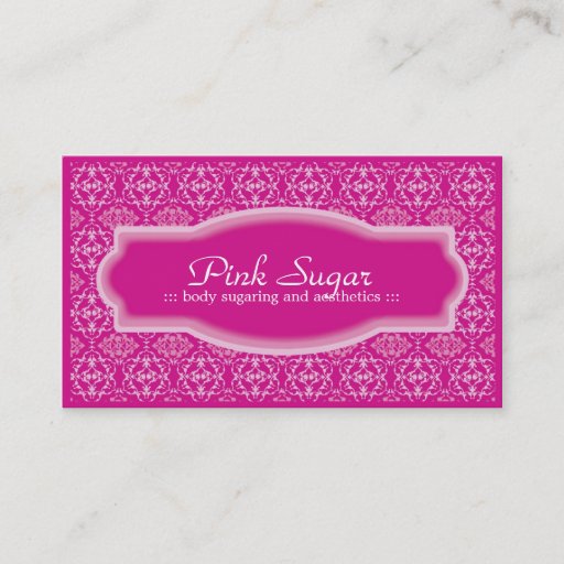 Customizable Body Sugaring &amp; Aesthetics Business Card