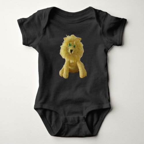 Body Suit _ Crocheted Lion Doll Baby Bodysuit