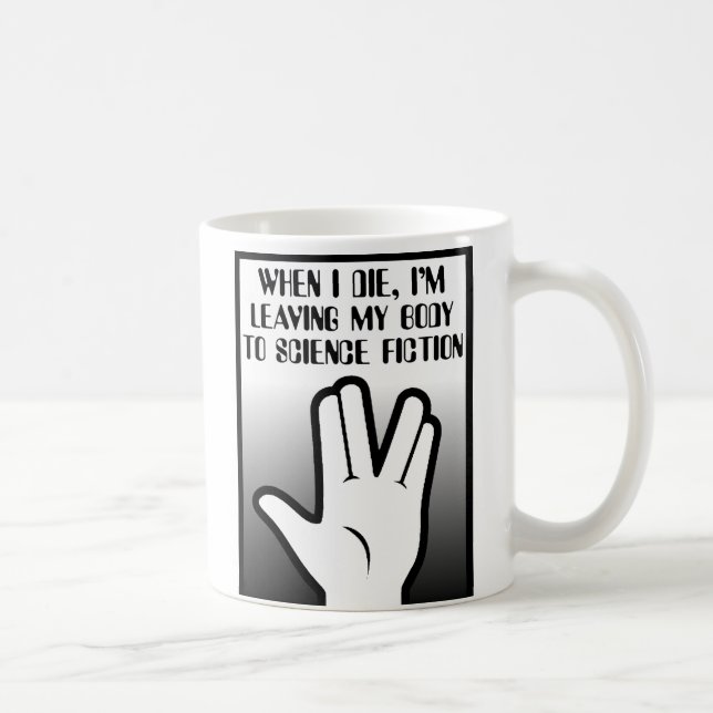 Body To Science Fiction Funny Mug (Right)