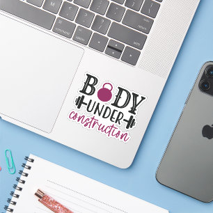 Body Under Construction Sticker