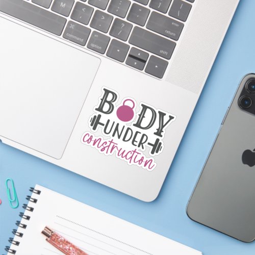 Body Under Construction Sticker