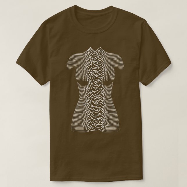 body wave lines T-Shirt (Design Front)