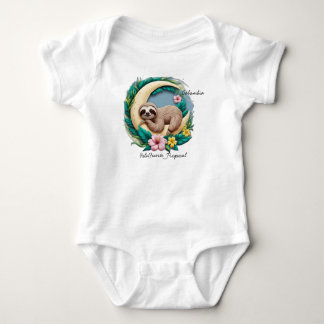 Body with baby jersey point baby bodysuit