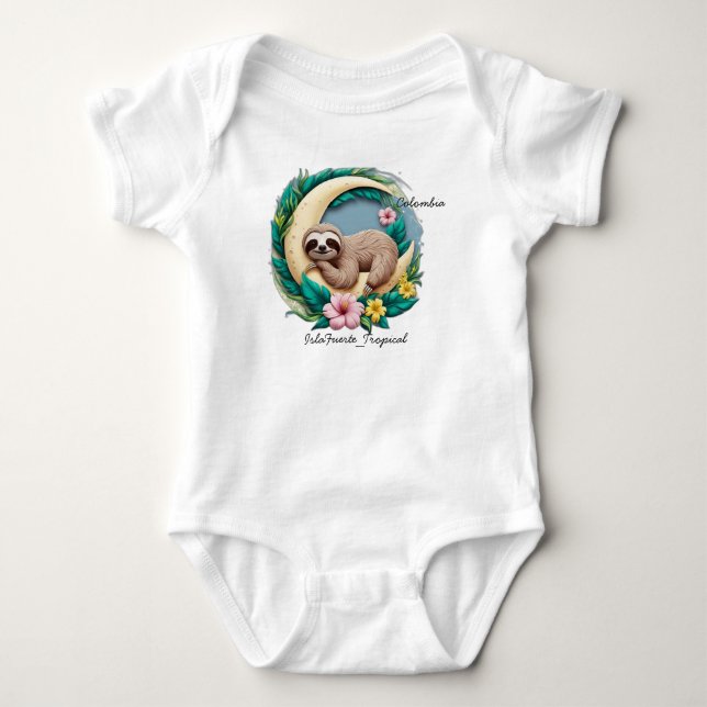 Body with baby jersey point baby bodysuit (Front)