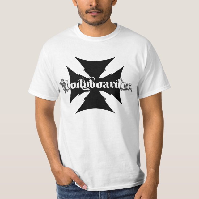Bodyboarder Iron Cross T-Shirt (Front)