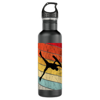 Bodyboarder Retro Vintage Sunset Bodyboarding Wate Stainless Steel Water Bottle