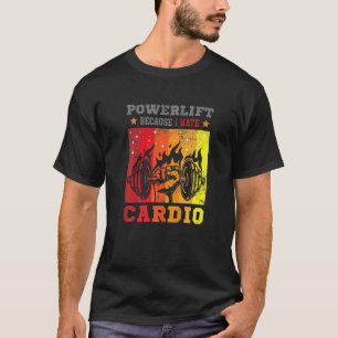Bodybuilder And Powerlifting In A Gym For Powerlif T-Shirt