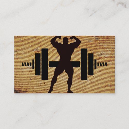 Bodybuilder Business Cards