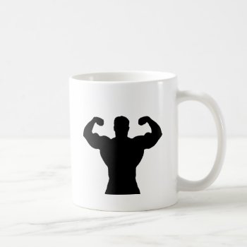 Bodybuilder Flexing Muscles Coffee Mug by altays at Zazzle