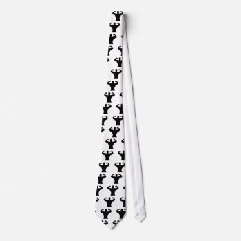 Bodybuilder Flexing Muscles Neck Tie by altays at Zazzle