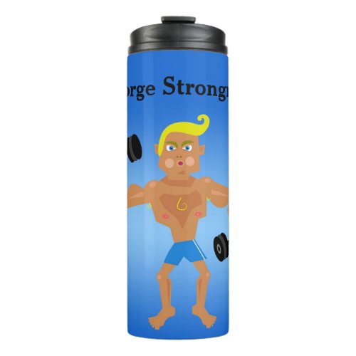 Bodybuilder Humorous Male style Personalize Thermal Tumbler