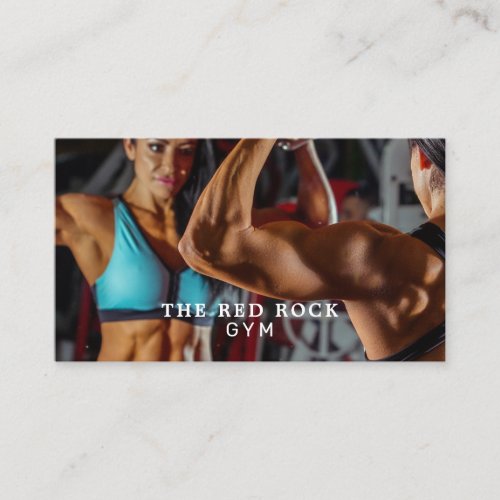 Bodybuilder Personal trainer Gym Instructor Business Card