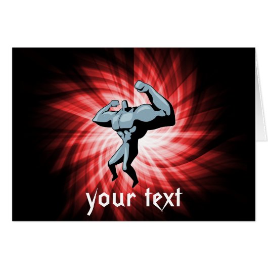 Bodybuilder; red (Front Horizontal)