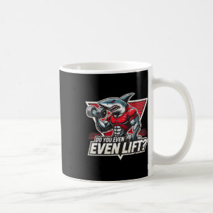 Bodybuilder Shark Lover Gym Fitness Workout Bodybu Coffee Mug