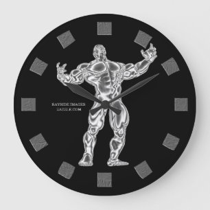 Bodybuilder Wall Clock