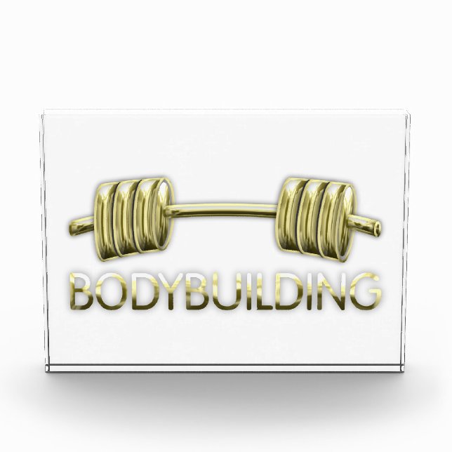 Bodybuilding Acrylic Award (Front)