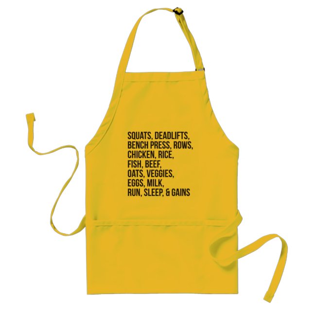 Bodybuilding Adult Apron (Front)