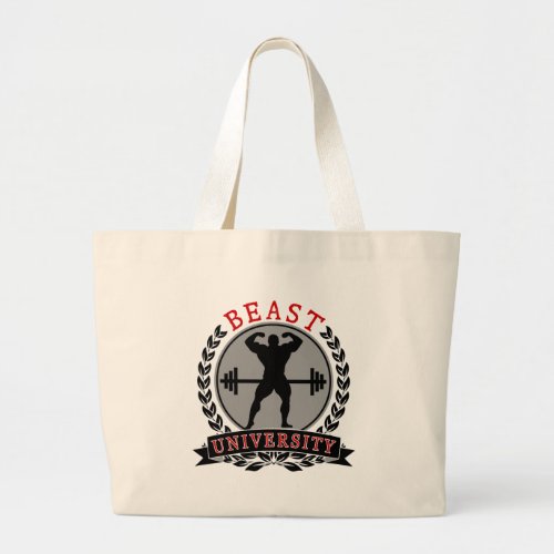 Bodybuilding Beast University Tote Bag