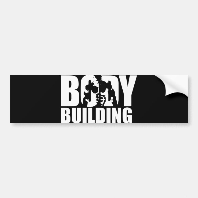 Bodybuilding Bumper Sticker (Front)