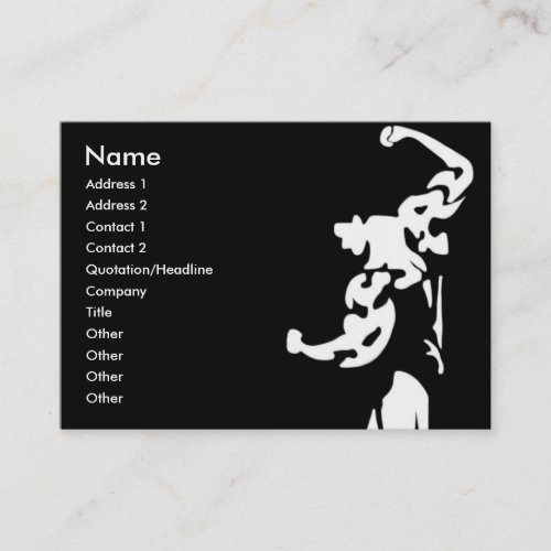 Bodybuilding Business Card