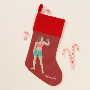 Bodybuilding Christmas Stocking